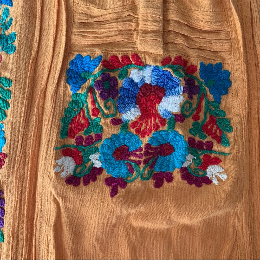 Sundance Floral Embroidered Boho Blouse size M - Picture 9 of 16
